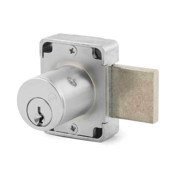 Olympus Deadbolt Door/Drawer Cabinet Lock, Keyed Alike, 5-Pin Standard, 7/8" Diameter x 15/16" Leng OLY-500-26D78-4T3